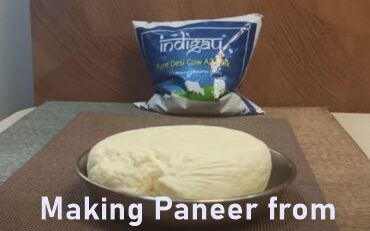 Paneer from Indigau A2 Milk